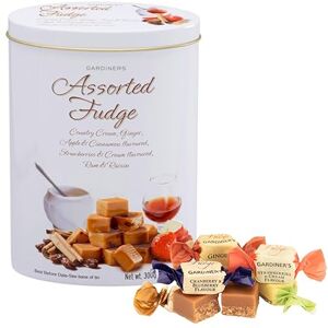 Gardiners of Scotland Luxury Assorted Fudge Tin 300 g Gardiners of Scotland Luxury Assorted Fudge Tin 300 g