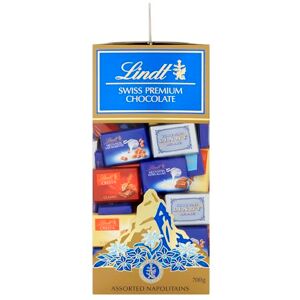 Lindt Swiss Assorted Napolitains – 700g Gift Box – Christmas, Chocolate Selection – Milk, Dark & White Mini Bars for Sharing Lindt Swiss Assorted Napolitains – 700g Gift Box – Christmas, Chocolate Selection – Milk, Dark & White Mini Bars for Sharing