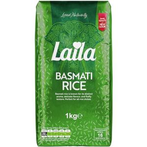Laila Basmati Rice (Brick Pack) 10x1KG Laila Basmati Rice (Brick Pack) 10x1KG