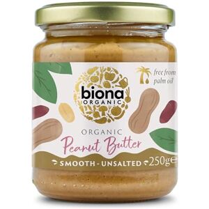 Biona Organic Peanut Butter Smooth 250g (Pack of 6) Biona Organic Peanut Butter Smooth 250g (Pack of 6)