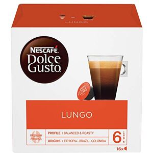 NESCAFÉ Dolce Gusto Lungo Coffee Pods, 16 Capsules (Pack of 3, Total 48 Capsules, 48 Servings) NESCAFÉ Dolce Gusto Lungo Coffee Pods, 16 Capsules (Pack of 3, Total 48 Capsules, 48 Servings)