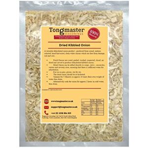Tongmaster Dried Dehydrated Onion Kibbled, Flakes, Chopped 1kg Tongmaster Dried Dehydrated Onion Kibbled, Flakes, Chopped 1kg