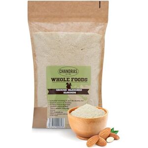 CHANDRA Whole Foods Ground Almond Flour 1KG Low-GI Almond Flour for Snack Making, Smoothies, Baking & Cooking Gluten-Free Keto Almond Flour, Rich in Protein & Vitamins CHANDRA Whole Foods Ground Almond Flour 1KG Low-GI Almond Flour for Snack Making, Smoothies, Baking & Cooking Gluten-Free Keto Almond Flour, Rich in Protein & Vitamins