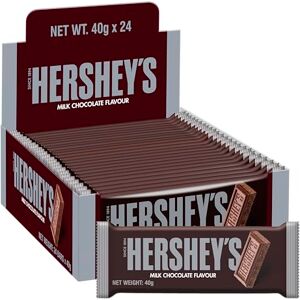 Hershey's Milk Chocolate Flavour Bar, pack of 24x40g Hershey's Milk Chocolate Flavour Bar, pack of 24x40g