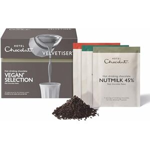 Hotel Chocolat Vegan Hot Chocolate Selection Box Luxury Chocolate Flakes Pack of 10 Single-Serve Sachets, 310g Suitable for Vegetarians & Vegans Hotel Chocolat Vegan Hot Chocolate Selection Box Luxury Chocolate Flakes Pack of 10 Single-Serve Sachets, 310g Suitable for Vegetarians & Vegans