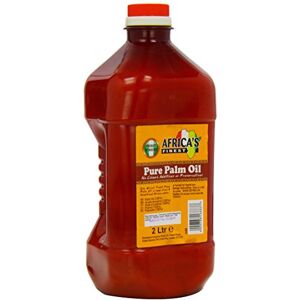 Africa's Finest Palm Oil 2 Litre (Pack of 6) 100% Pure Palm Oil, No Additives or Preservatives, Ideal for Cooking, Frying & Traditional African Dishes Africa's Finest Palm Oil 2 Litre (Pack of 6) 100% Pure Palm Oil, No Additives or Preservatives, Ideal for Cooking, Frying & Traditional African Dishes