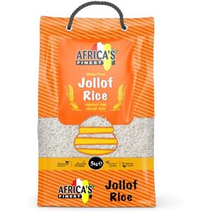 Africa's Finest Africa’s Finest Jollof Rice 5kg, Pack of 1, Premium White Parboiled Basmati Rice for Jollof, Fluffy Texture, Ideal for Everyday Meals, Family Cooking, Bulk Home Use & Large Portions Africa's Finest Africa’s Finest Jollof Rice 5kg, Pack of 1, Premium White Parboiled Basmati Rice for Jollof, Fluffy Texture, Ideal for Everyday Meals, Family Cooking, Bulk Home Use & Large Portions