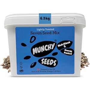 Munchy Seeds Lightly Toasted 7 Seed Mix, Pumpkin Seeds, Sunflower Seeds, Hemp, Chia, Rapeseed, Flaxseeds, Seeds for Baking, Breakfast Cereals & Granola Mixed Seeds to Eat Mixed Seeds for Eating 6.5kg Munchy Seeds Lightly Toasted 7 Seed Mix, Pumpkin Seeds, Sunflower Seeds, Hemp, Chia, Rapeseed, Flaxseeds, Seeds for Baking, Breakfast Cereals & Granola Mixed Seeds to Eat Mixed Seeds for Eating 6.5kg