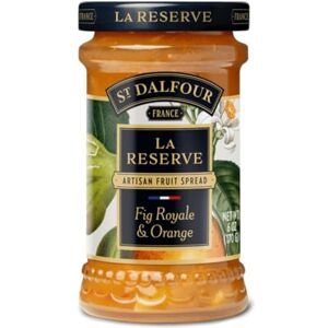 St Dalfour St. Dalfour La Reserve Fig Royal and Orange Fruit Spread – 170g Jar – All Natural, No Added Sugar, French Gourmet Preserve, Vegan & Gluten-Free Chutney Alternative Bulk Pack 6 x 170g St Dalfour St. Dalfour La Reserve Fig Royal and Orange Fruit Spread – 170g Jar – All Natural, No Added Sugar, French Gourmet Preserve, Vegan & Gluten-Free Chutney Alternative Bulk Pack 6 x 170g