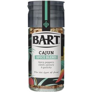 BART Cajun Spice Blend Pack of 6 x 45g Spicy & Peppery, Ideal for Adding Flavour to Meat (6x45g Jar) BART Cajun Spice Blend Pack of 6 x 45g Spicy & Peppery, Ideal for Adding Flavour to Meat (6x45g Jar)