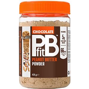 PBfit Chocolate Peanut Butter Powder 88% Less Fat, 5g of Protein, Gluten Free Natural Nut Butter Spread Powdered Peanut Butter Spread from Real Roasted Pressed Peanuts and Cocoa 425g PBfit Chocolate Peanut Butter Powder 88% Less Fat, 5g of Protein, Gluten Free Natural Nut Butter Spread Powdered Peanut Butter Spread from Real Roasted Pressed Peanuts and Cocoa 425g