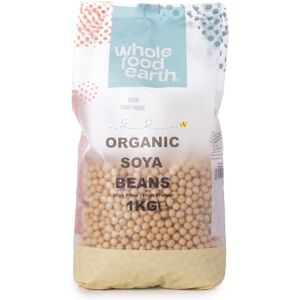 Wholefood Earth Organic Soya Beans 1kg GMO Free Vegan High Fibre High Protein Certified Organic Wholefood Earth Organic Soya Beans 1kg GMO Free Vegan High Fibre High Protein Certified Organic