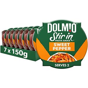 Dolmio Stir In Sweet Pepper Pasta Sauce, Bulk Multipack 7 x 150 g pots Dolmio Stir In Sweet Pepper Pasta Sauce, Bulk Multipack 7 x 150 g pots