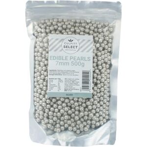 Culpitt Select Edible Pearls Pearl Silver 7mm Beads, Cake Sprinkle Decorations For Cakes, Cupcakes, Cookies, Ice Cream, and Desserts 500g Culpitt Select Edible Pearls Pearl Silver 7mm Beads, Cake Sprinkle Decorations For Cakes, Cupcakes, Cookies, Ice Cream, and Desserts 500g