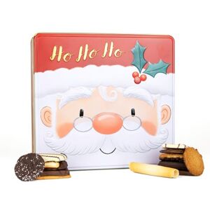 The Silver Crane co. Santa Belgian Biscuits Square Tin Christmas Biscuit Tins, Belgian Chocolate Biscuits Gift Set Selection, Novelty Christmas Biscuit Box Festive Tins of Chocolates Gifts for Women & Men The Silver Crane co. Santa Belgian Biscuits Square Tin Christmas Biscuit Tins, Belgian Chocolate Biscuits Gift Set Selection, Novelty Christmas Biscuit Box Festive Tins of Chocolates Gifts for Women & Men