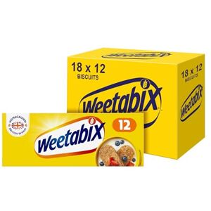 Weetabix , Breakfast, Packed with Fibre, High in Vitamin D, Source of Iron (Pack of 18) 12 Biscuits (215g) Weetabix , Breakfast, Packed with Fibre, High in Vitamin D, Source of Iron (Pack of 18) 12 Biscuits (215g)