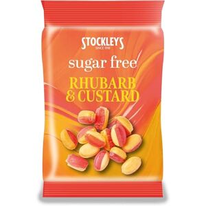STOCKLEY'S SINCE 1918 Stockley's Sugar-Free Rhubarb & Custard Sweets 70g x 12 Pack Sweet and Tart British Sweets Hand-Crafted Sugar-Free Confectionery Vegan STOCKLEY'S SINCE 1918 Stockley's Sugar-Free Rhubarb & Custard Sweets 70g x 12 Pack Sweet and Tart British Sweets Hand-Crafted Sugar-Free Confectionery Vegan