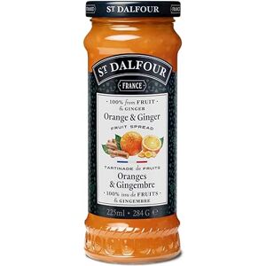 St Dalfour St. Dalfour Orange and Ginger Fruit Spread 284g – No Added Sugar, 100% Real Fruit, All-Natural Jam Alternative, Vegan, Gluten-Free, Non-GMO, Made in France Bulk Pack 6 x 284g St Dalfour St. Dalfour Orange and Ginger Fruit Spread 284g – No Added Sugar, 100% Real Fruit, All-Natural Jam Alternative, Vegan, Gluten-Free, Non-GMO, Made in France Bulk Pack 6 x 284g