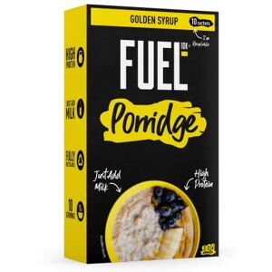 FUEL10K Golden Syrup Protein Porridge Oat Cereal Sachets, 10 x 36 g (Pack of 8) FUEL10K Golden Syrup Protein Porridge Oat Cereal Sachets, 10 x 36 g (Pack of 8)