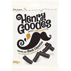 Henry Goodes Soft Eating Liquorice 200 g (Pack of 9) Henry Goodes Soft Eating Liquorice 200 g (Pack of 9)