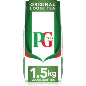 PG Tips Original Loose Leaf Black Tea Bulk Refreshing & Flavourful Ideal For Office Catering 1.5kg 480 Servings PG Tips Original Loose Leaf Black Tea Bulk Refreshing & Flavourful Ideal For Office Catering 1.5kg 480 Servings