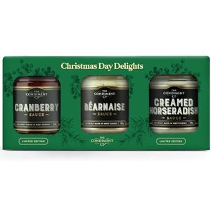 The Condiment Company Christmas Day Delights Gift Box Cranberry, Horseradish & Bearnaise Sauces Bundle Gourmet Food Gift for Holidays Perfect Christmas Gift Box The Condiment Company Christmas Day Delights Gift Box Cranberry, Horseradish & Bearnaise Sauces Bundle Gourmet Food Gift for Holidays Perfect Christmas Gift Box