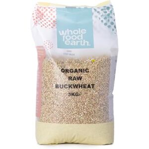 Wholefood Earth Organic Buckwheat – 3 kg GMO Free Vegan Source of Fibre Certified Organic Wholefood Earth Organic Buckwheat – 3 kg GMO Free Vegan Source of Fibre Certified Organic