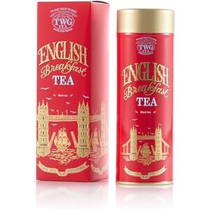 TWG Tea English Breakfast Tea Loose Leaf BlackTea Full-Bodied with Floral Undertones Haute Couture Tin, 110g Gift Set TWG Tea English Breakfast Tea Loose Leaf BlackTea Full-Bodied with Floral Undertones Haute Couture Tin, 110g Gift Set