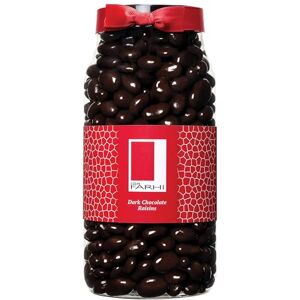 Rita Farhi Dark Chocolate Raisins Luxury Gift Jar 870g – Juicy Raisins Coated in Smooth Belgian Dark Chocolate, Vegetarian & Palm Oil Free Gift for Birthdays & Celebrations Rita Farhi Dark Chocolate Raisins Luxury Gift Jar 870g – Juicy Raisins Coated in Smooth Belgian Dark Chocolate, Vegetarian & Palm Oil Free Gift for Birthdays & Celebrations