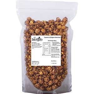 Joe & Seph's Popcorn Bulk Party Pack, Gluten Free, Suitable for Vegetarians, Handmade in UK, Caramel & Belgian Chocolate, 335 g Bag Joe & Seph's Popcorn Bulk Party Pack, Gluten Free, Suitable for Vegetarians, Handmade in UK, Caramel & Belgian Chocolate, 335 g Bag