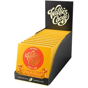 Willie's Cacao Bar Clementina's Almonds, Milk Chocolate with Clementine & Roasted Almond 50g x 12 Artisan made Willie's Cacao Bar Clementina's Almonds, Milk Chocolate with Clementine & Roasted Almond 50g x 12 Artisan made