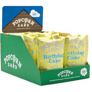 Popcorn Shed Birthday Cake Gourmet Popcorn (16 x 24g) Vanilla Caramel Gourmet Popcorn wth White Chocolate & Sprinkles, Easy & Low Calorie Snack, Perfect for Parties, Movie Nights & Gifting Popcorn Shed Birthday Cake Gourmet Popcorn (16 x 24g) Vanilla Caramel Gourmet Popcorn wth White Chocolate & Sprinkles, Easy & Low Calorie Snack, Perfect for Parties, Movie Nights & Gifting