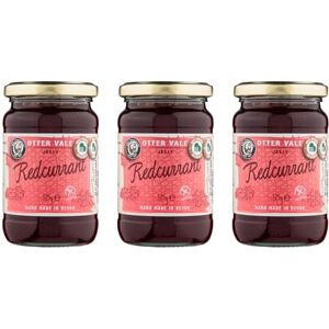 Otter Vale Redcurrant Jelly, fresh and fruity redcurrant flavour, hand-made in Devon, gluten-free, 300g glass jar x 3 Otter Vale Redcurrant Jelly, fresh and fruity redcurrant flavour, hand-made in Devon, gluten-free, 300g glass jar x 3