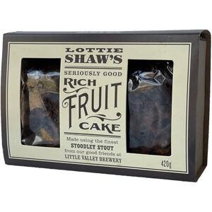 Lottie Shaw's Rich Fruit Cake 420g – Stout-Soaked Fruit & Flaked Almonds, Yorkshire Craft Bakery, Handmade Lottie Shaw's Rich Fruit Cake 420g – Stout-Soaked Fruit & Flaked Almonds, Yorkshire Craft Bakery, Handmade