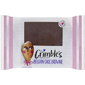 Mrs Crimble's - Belgian Choc Brownie - 58 g - Pack of 24 - Gluten-Free - Snack Mrs Crimble's - Belgian Choc Brownie - 58 g - Pack of 24 - Gluten-Free - Snack