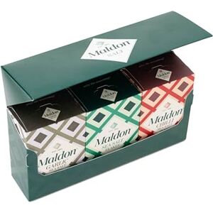 Maldon Salt Gift Pack 125g Original, 100g Garlic & 100g Chilli Sea Salt The Best Gift for Food Lovers and Aspiring Cooks, Versatile Flavours Comes in Premium Packaging Maldon Salt Gift Pack 125g Original, 100g Garlic & 100g Chilli Sea Salt The Best Gift for Food Lovers and Aspiring Cooks, Versatile Flavours Comes in Premium Packaging