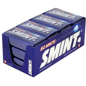 Smint Sugar Free Mints, Peppermint Flavour, Suitable for Vegetarians 50 XXL Tin Smint Sugar Free Mints, Peppermint Flavour, Suitable for Vegetarians 50 XXL Tin