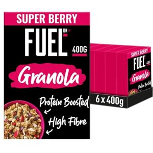 FUEL10K Super Berry Protein Granola Breakfast Cereal, 400 g (Pack of 6) FUEL10K Super Berry Protein Granola Breakfast Cereal, 400 g (Pack of 6)