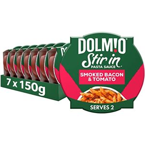 Dolmio Stir In Smoked Bacon and Tomato Pasta Sauce, Bulk Multipack 7 x 150 g pots Dolmio Stir In Smoked Bacon and Tomato Pasta Sauce, Bulk Multipack 7 x 150 g pots
