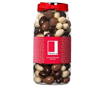 Rita Farhi Milk, Dark and White Chocolate Covered Almonds in a Gift Jar Vegetarian and Chocolate Gift Assorted Chocolate Coated Nuts 770 g New Palm Oil Free Recipe Rita Farhi Milk, Dark and White Chocolate Covered Almonds in a Gift Jar Vegetarian and Chocolate Gift Assorted Chocolate Coated Nuts 770 g New Palm Oil Free Recipe
