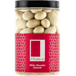 Rita Farhi White Chocolate Almonds Luxury Gift Jar 320g – Air Roasted Almonds Coated in White Chocolate, Vegetarian Gift for Birthdays & Celebrations Rita Farhi White Chocolate Almonds Luxury Gift Jar 320g – Air Roasted Almonds Coated in White Chocolate, Vegetarian Gift for Birthdays & Celebrations