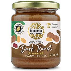 Biona Organic Hi-Oleic Dark Roast Peanut Butter 250g, Pack of 6 Smooth No Salt Hi-Oleic Organic Argentinian Peanuts Naturally Deep and Intense Flavour Vegan and Palm Oil Free Biona Organic Hi-Oleic Dark Roast Peanut Butter 250g, Pack of 6 Smooth No Salt Hi-Oleic Organic Argentinian Peanuts Naturally Deep and Intense Flavour Vegan and Palm Oil Free