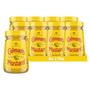 Colman's Original English Mustard Mustard made with double-milled, superfine condiment for spicing up your meals 8x 170 g Colman's Original English Mustard Mustard made with double-milled, superfine condiment for spicing up your meals 8x 170 g