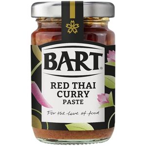 BART Red Thai Curry Paste Jar Pack of 6 x 90g Mild Thai Curry Paste Ideal for Duck or Chicken Curry Medium Heat & Gluten Free BART Red Thai Curry Paste Jar Pack of 6 x 90g Mild Thai Curry Paste Ideal for Duck or Chicken Curry Medium Heat & Gluten Free