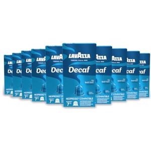 Lavazza , Espresso Maestro Dek, 100 Aluminium Capsules Compatible with Nespresso Original Machines, Chocolate and Dried Fruit Notes, Arabica & Robusta, Intensity 7/13, Medium Roasting Lavazza , Espresso Maestro Dek, 100 Aluminium Capsules Compatible with Nespresso Original Machines, Chocolate and Dried Fruit Notes, Arabica & Robusta, Intensity 7/13, Medium Roasting