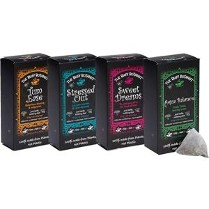 The Busy Botanist Busy Botanist Herbal Tea Variety Pack Caffeine Free, Decaffeinated No Tannin 4 x 15 individual tea bags by The Busy Botanist Busy Botanist Herbal Tea Variety Pack Caffeine Free, Decaffeinated No Tannin 4 x 15 individual tea bags by