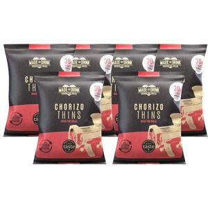 Made For Drink Chorizo Thins Premium Bar Snacks, Made For Rioja, Keto Friendly, Great Taste Award Winner, Keto Friendly, Free From 14 Major Allergens, We Are 100% Carbon Neutral 6 x 30g Gift Set Made For Drink Chorizo Thins Premium Bar Snacks, Made For Rioja, Keto Friendly, Great Taste Award Winner, Keto Friendly, Free From 14 Major Allergens, We Are 100% Carbon Neutral 6 x 30g Gift Set