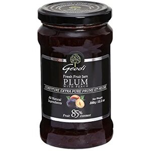 Geodi Pure Extra 85% Fruit Plum with Peach Jam, 350 g (Pack of 2) Geodi Pure Extra 85% Fruit Plum with Peach Jam, 350 g (Pack of 2)