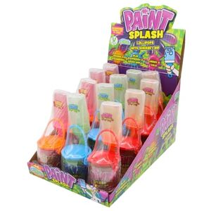 Candy Paint Splash Lollipops & Sherbet Dip, 3 Fruity Flavour Combinations, 39 g (Pack of 12) Candy Paint Splash Lollipops & Sherbet Dip, 3 Fruity Flavour Combinations, 39 g (Pack of 12)