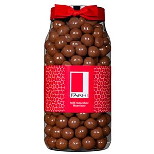 Rita Farhi Milk Chocolate Coated Hazelnuts in a Luxury Gift Jar 700g New Palm Oil Free Recipe Rita Farhi Milk Chocolate Coated Hazelnuts in a Luxury Gift Jar 700g New Palm Oil Free Recipe